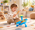 Kids Electronic Drum Set with LED Lights