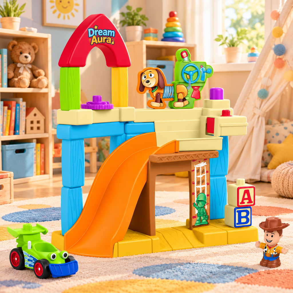 Toddler Race Track Playset with Toy Car