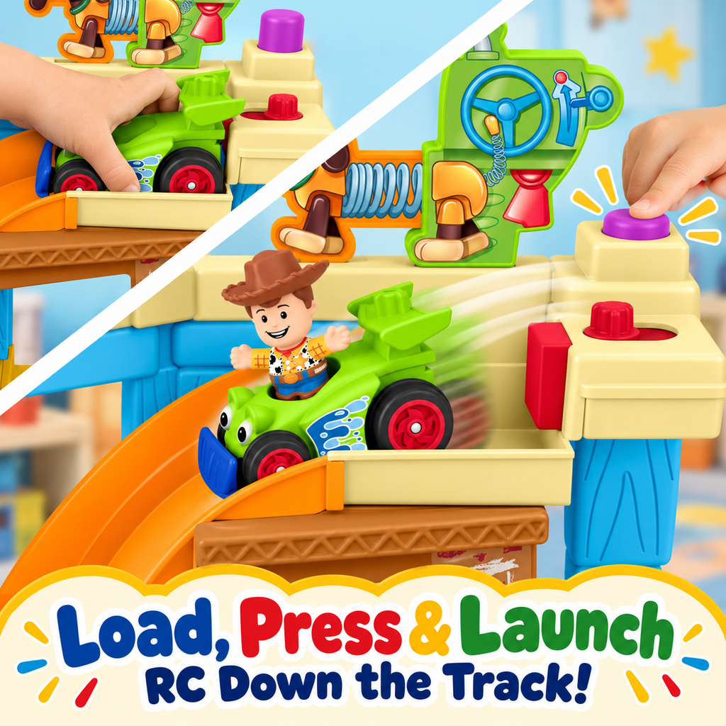 Toddler Race Track Playset with Toy Car