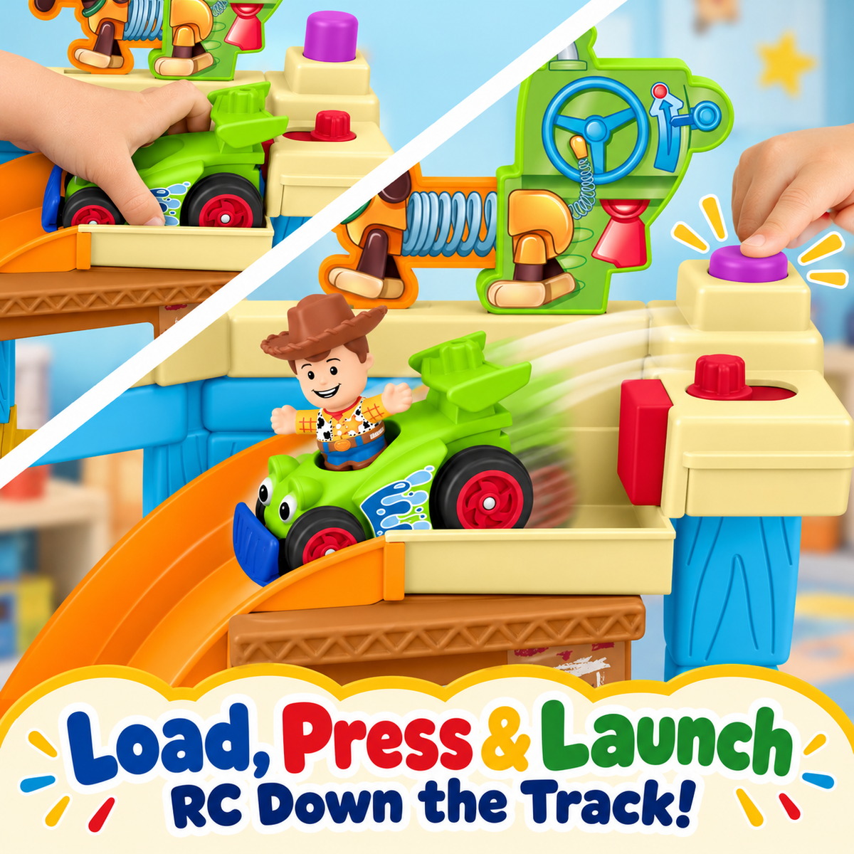 Toddler Race Track Playset with Toy Car