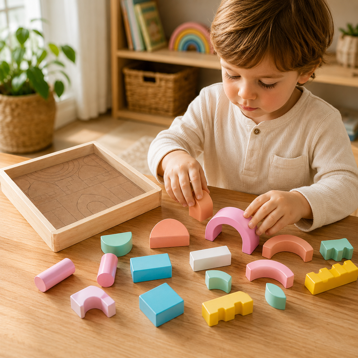 Pink Castle Building Set