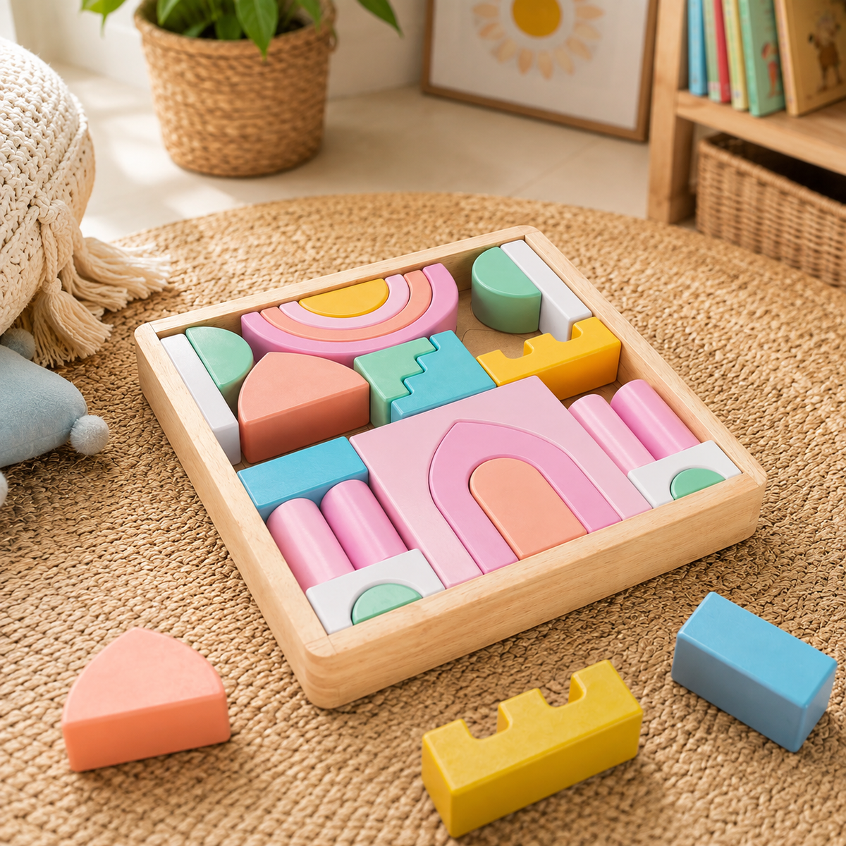 Pink Castle Building Set
