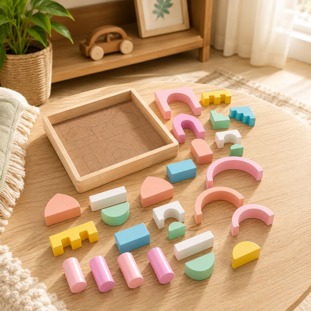 Pink Castle Building Set