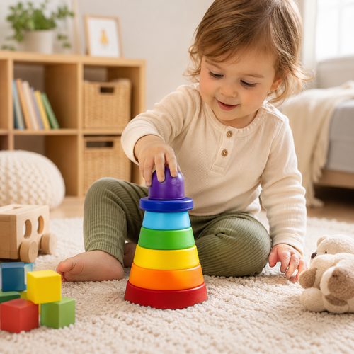 Rainbow Silicone Stacker