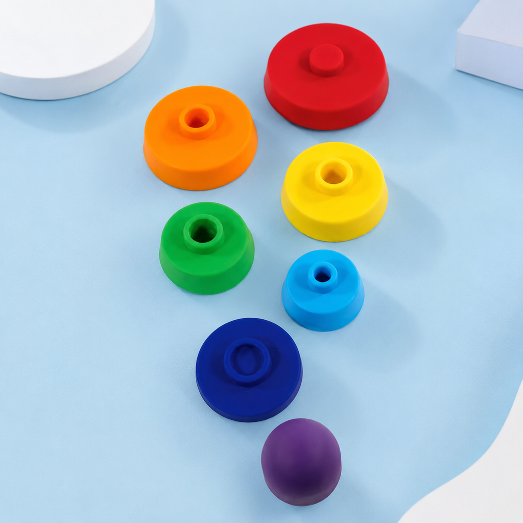 Rainbow Silicone Stacker